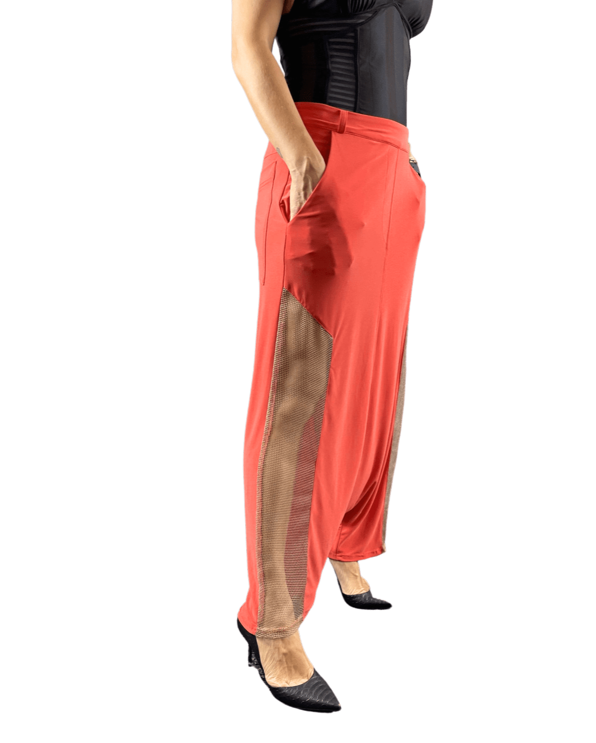 Calça Pantalona Coral MAX SARUEL